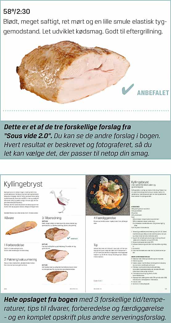 Kyllingebryst 58°/2:30 – Sous vide